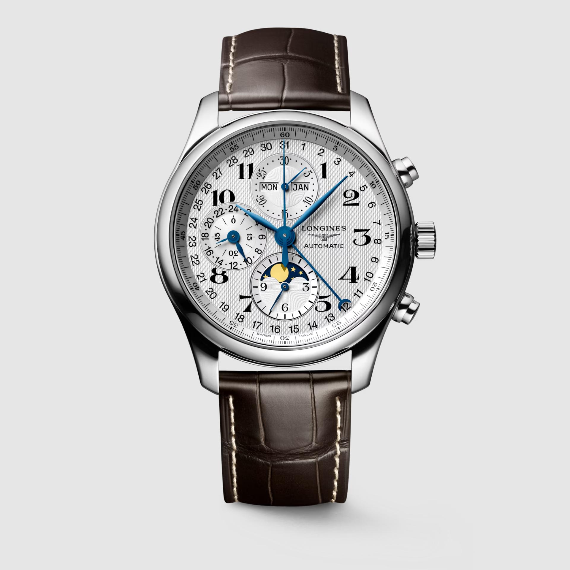 Đồng Hồ Longines The Longines Master Collection 42mm Nam Xám Nâu 