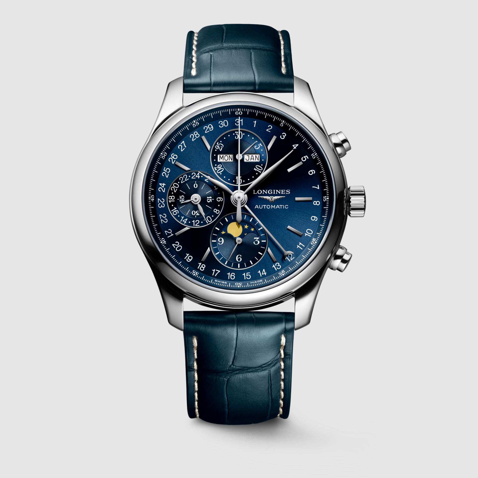 Đồng Hồ Longines The Longines Master Collection 42mm Nam Xanh Dương 