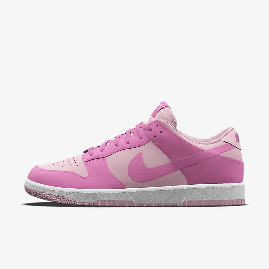 Giày Nike Dunk Low Unlocked By You Nữ Hồng Trắng