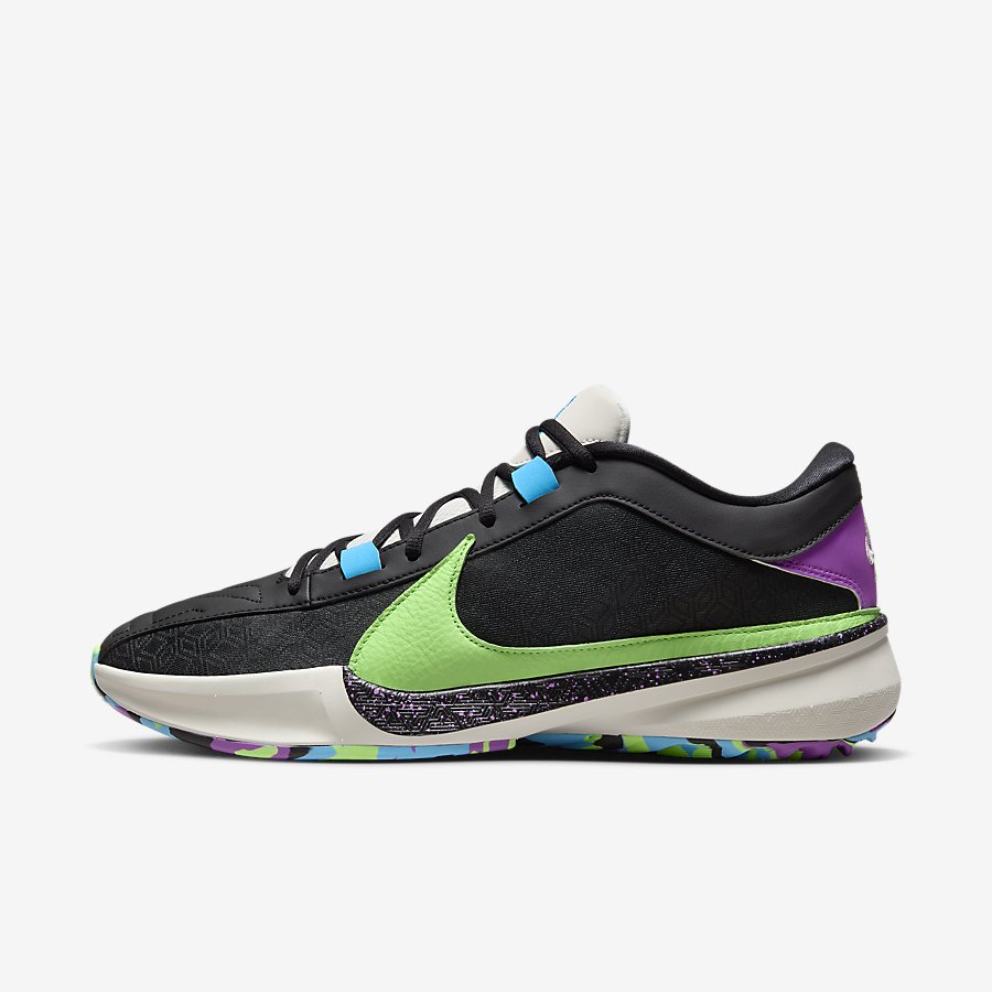 Giày Nike Freak 5 Nữ Đen Xanh