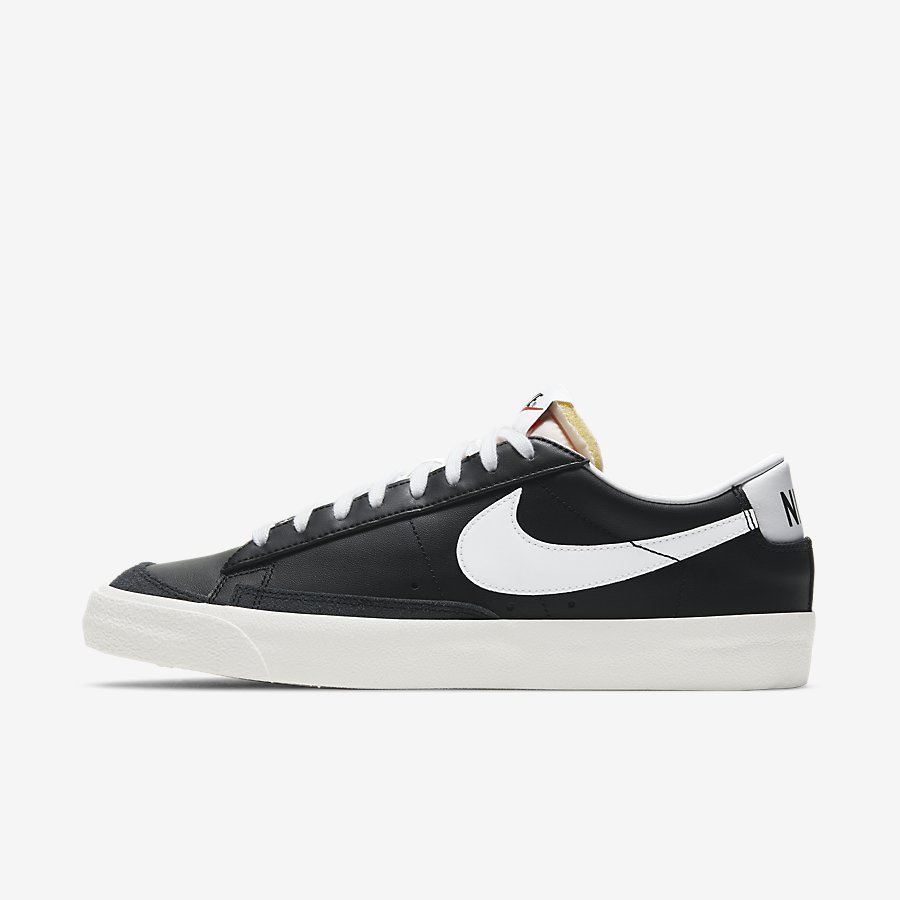 Giày Nike Blazer Low '77 Vintage Nam Đen Trắng 