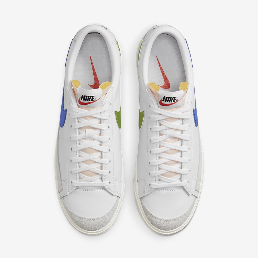 Giày Nike Blazer Low '77 Vintage Nam Trắng Xanh 