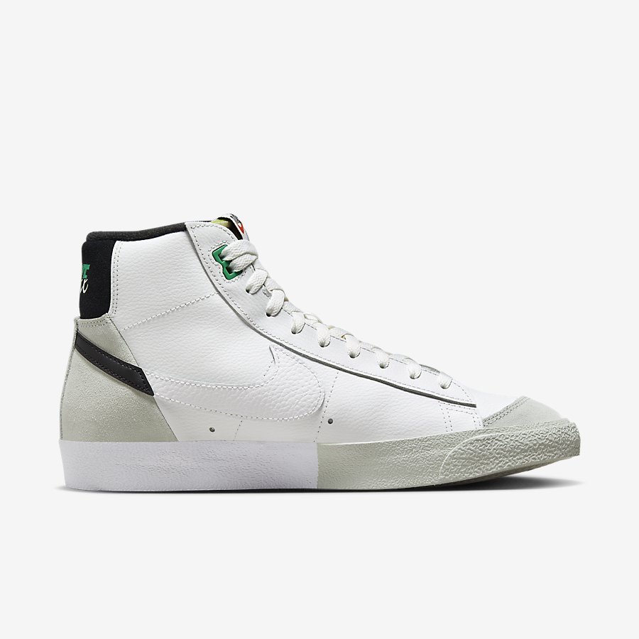 Giày Nike Blazer Mid '77 Premium Nam Trắng Đen 