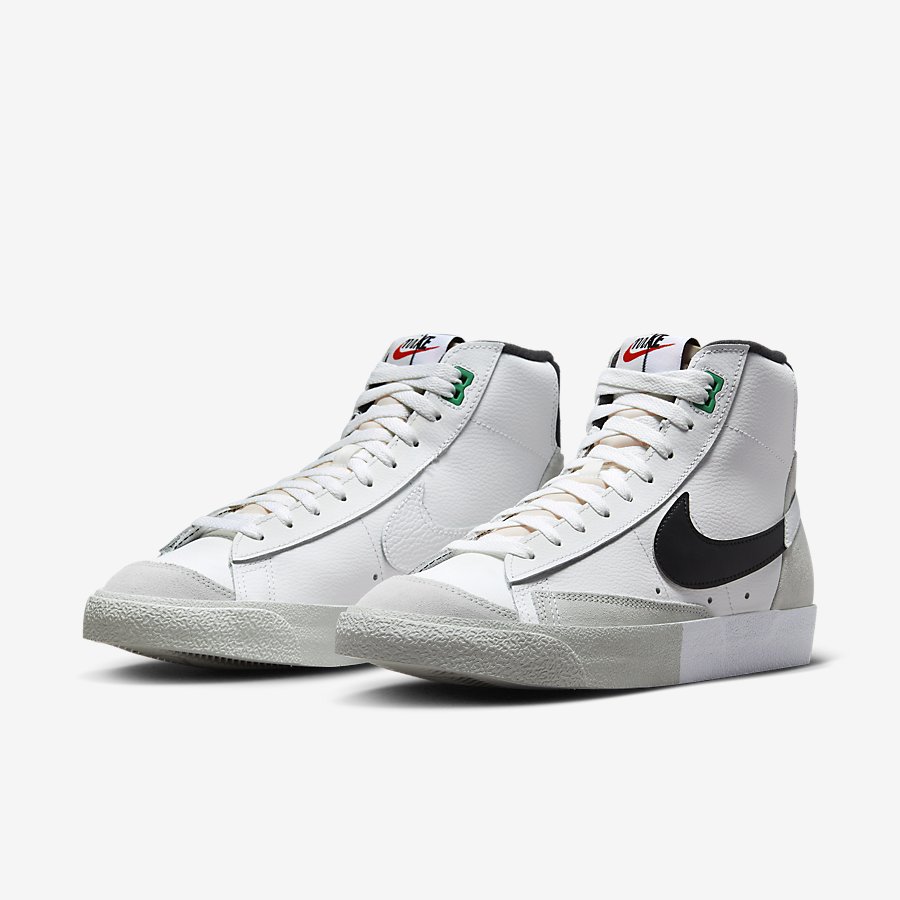 Giày Nike Blazer Mid '77 Premium Nam Trắng Đen 