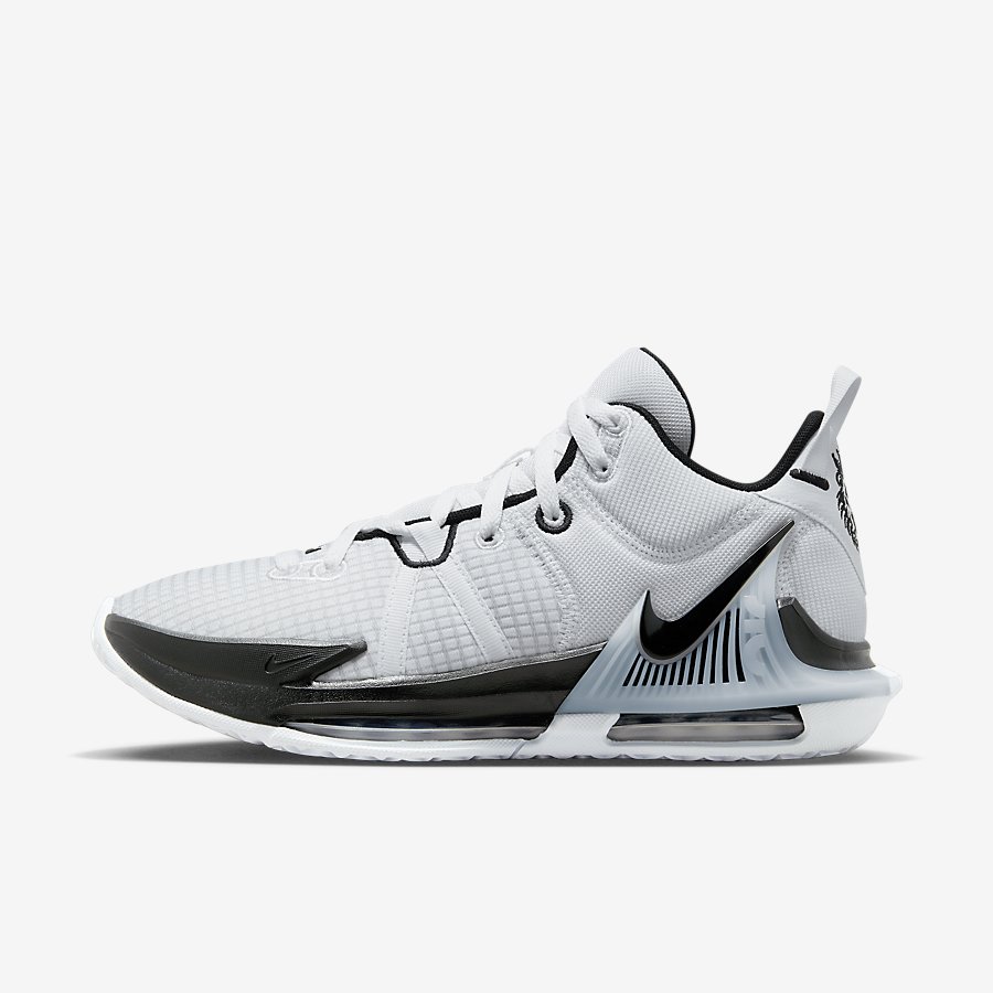 Giày Lebron Witness 7 Nữ Trắng Đen