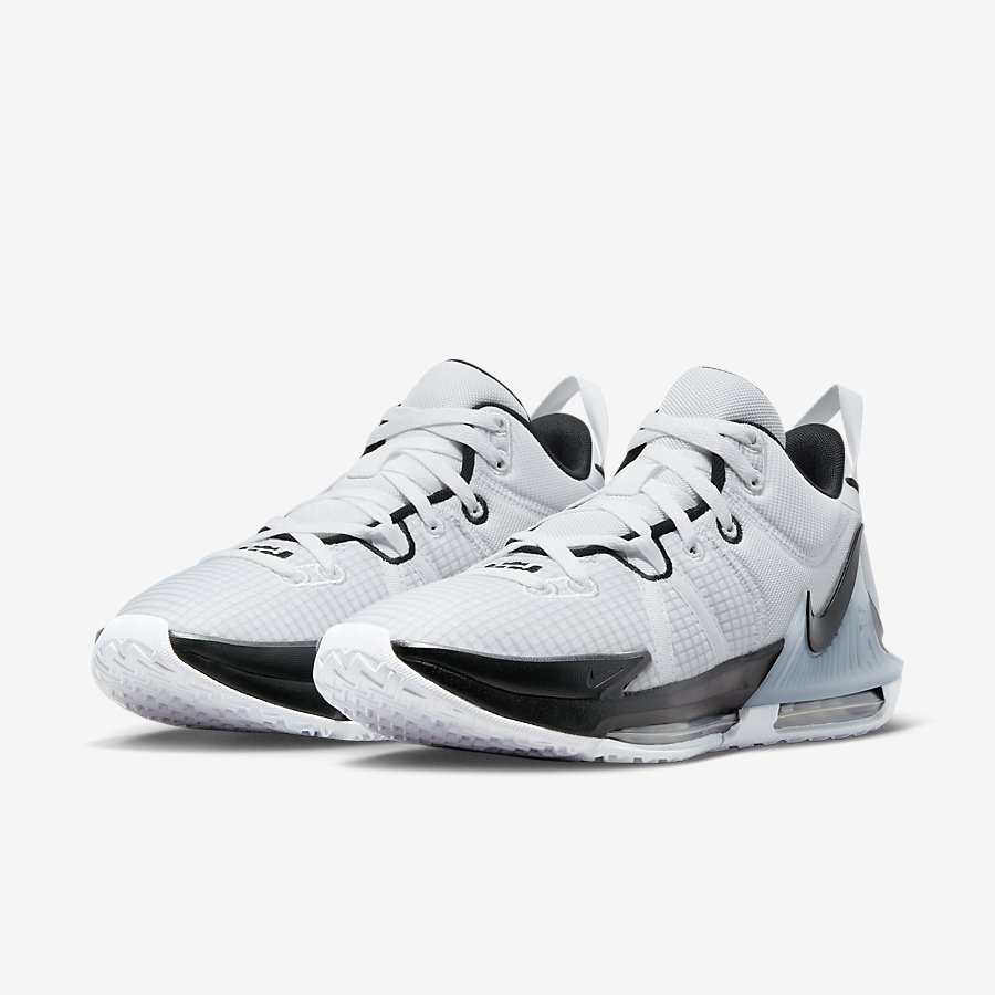 Giày Lebron Witness 7 Nữ Trắng Đen