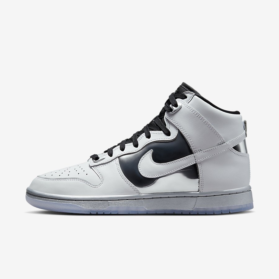 Giày Nike Dunk High Se Nữ Trắng Đen