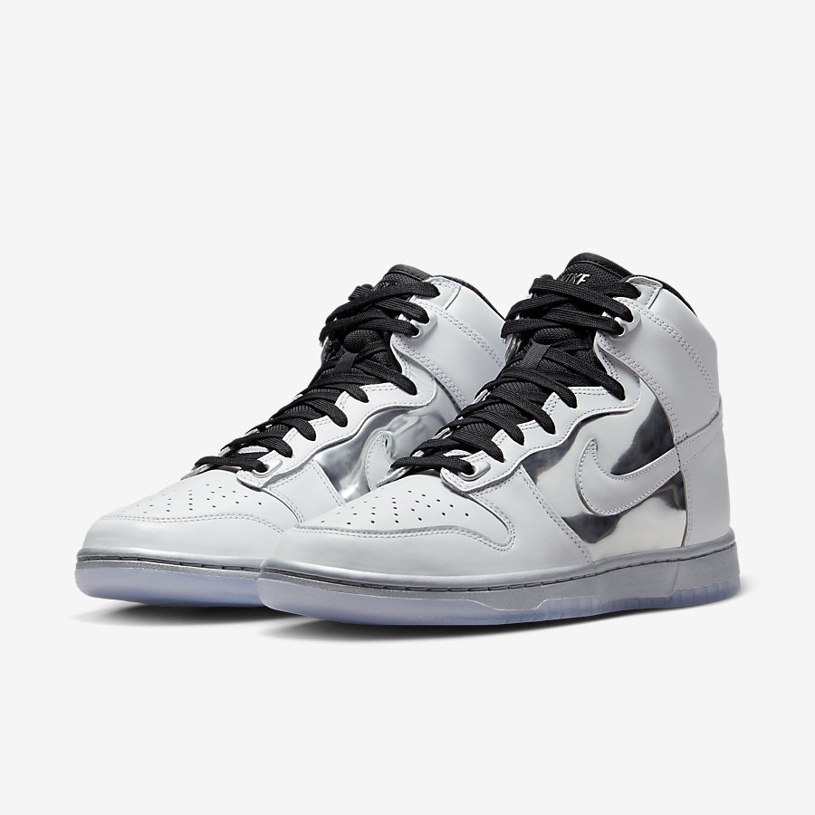 Giày Nike Dunk High Se Nữ Trắng Đen