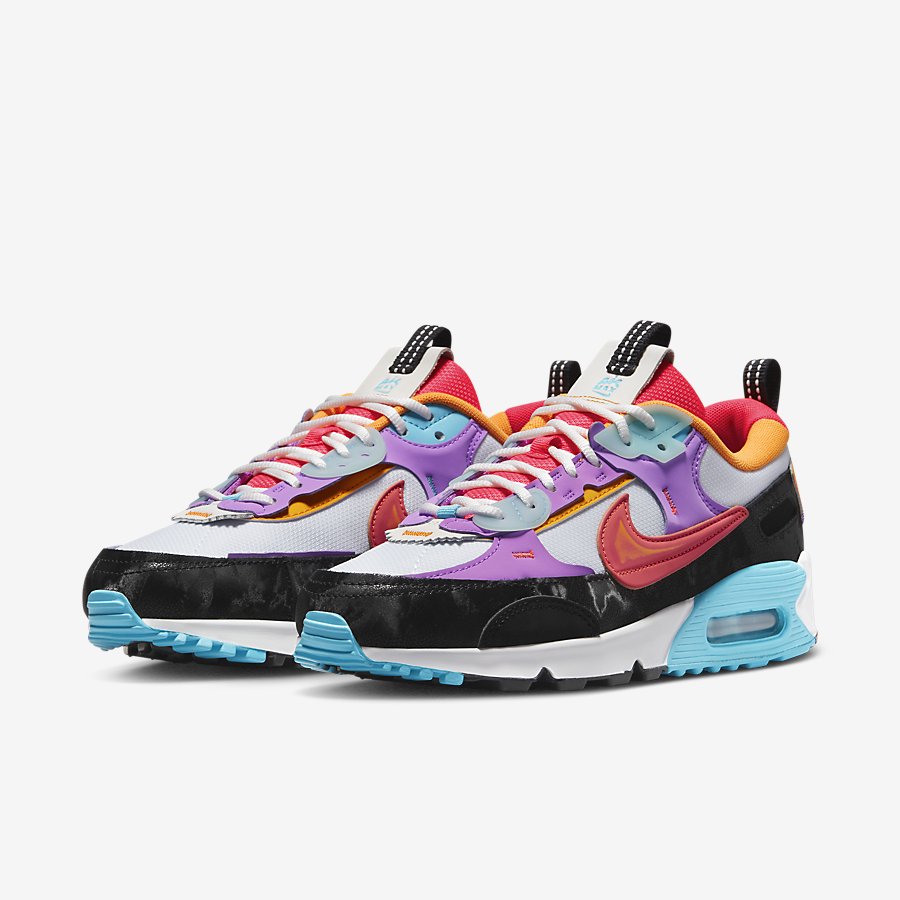 Giày Nike Air Max 90 Futura Nữ Trắng Hồng