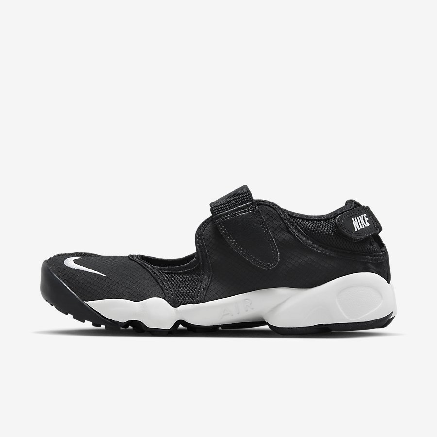 Dép Nike Air Rift Breathe Nữ Đen Trắng