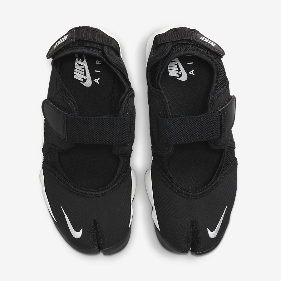 Dép Nike Air Rift Breathe Nữ Đen Trắng