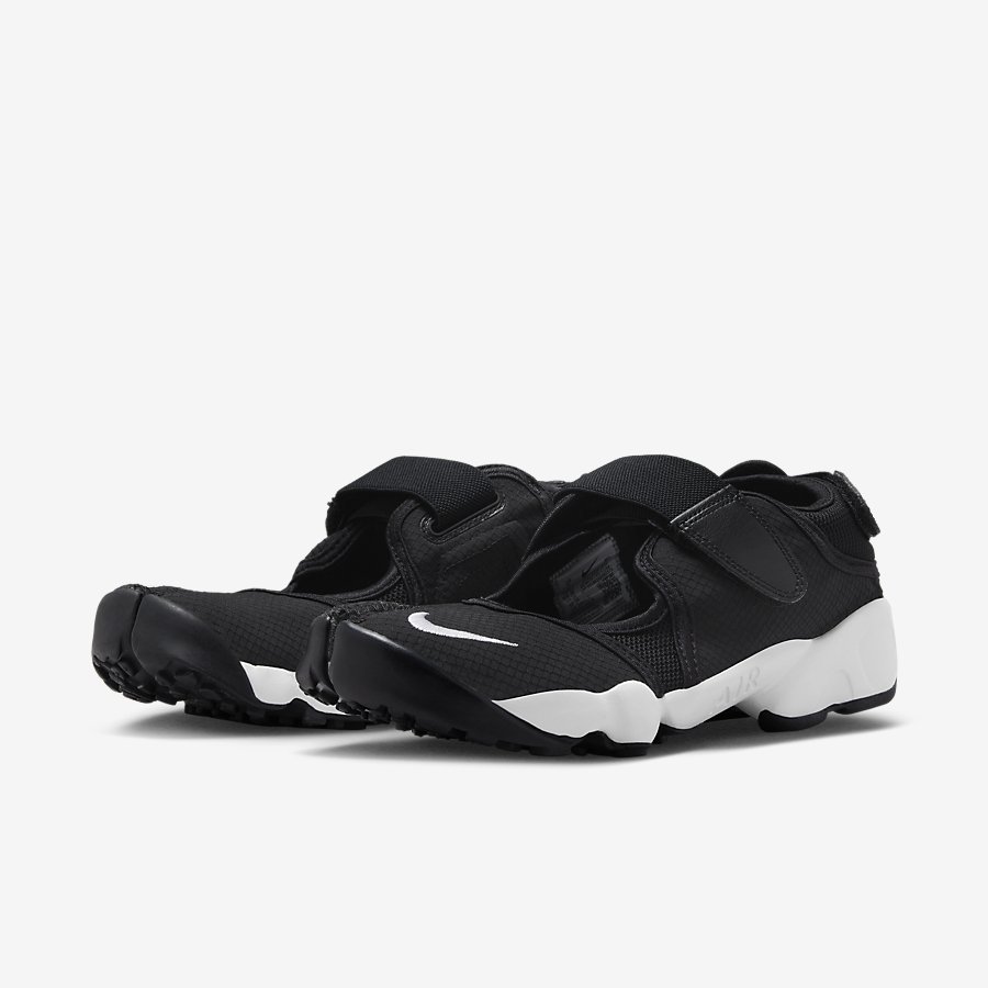 Dép Nike Air Rift Breathe Nữ Đen Trắng