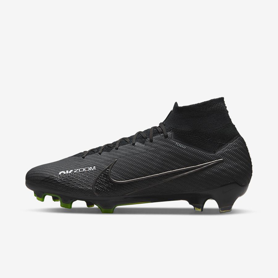 Giày Nike Mercurial Superfly 9 Elite Nữ Đen Xanh Lá