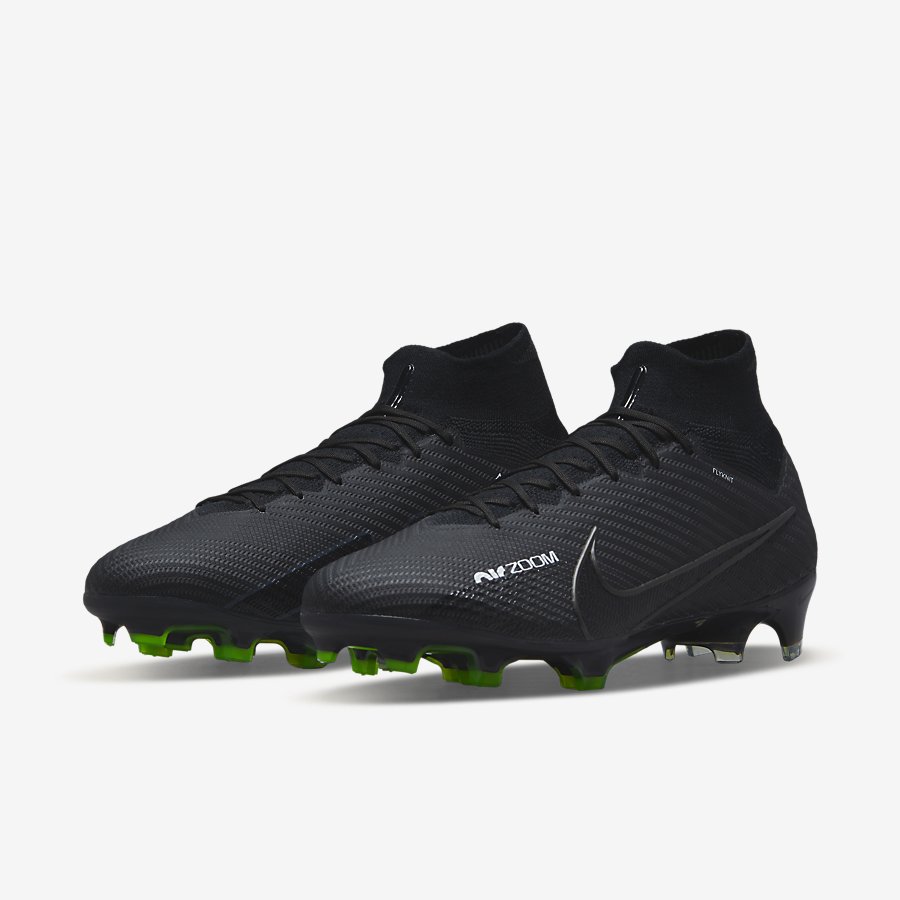 Giày Nike Mercurial Superfly 9 Elite Nữ Đen Xanh Lá