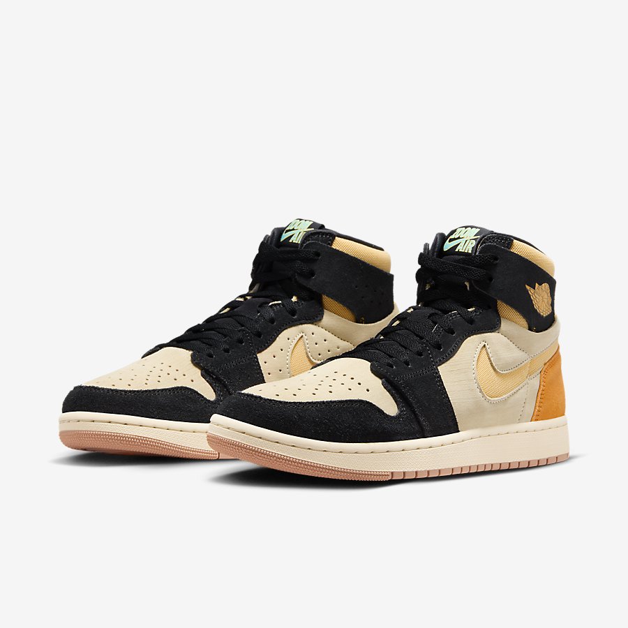 Air Jordan 1 Zoom Cmft 2 Nam Đen Cam 