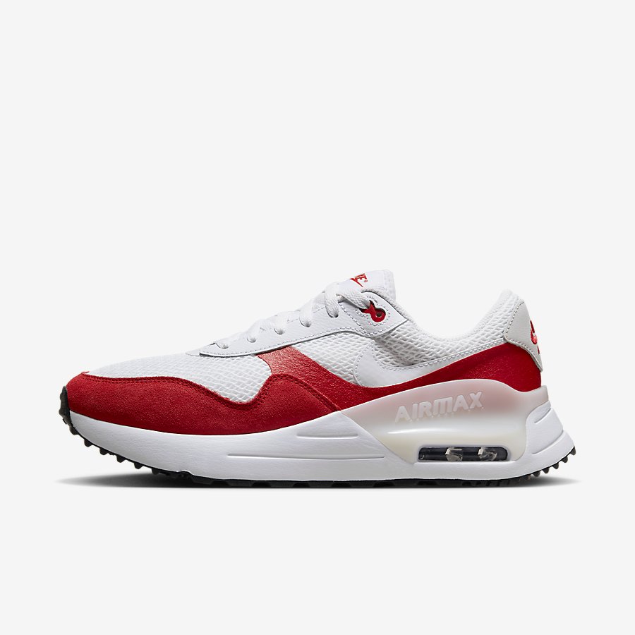 Giày Nike Air Max Systm Nam Trắng Đỏ