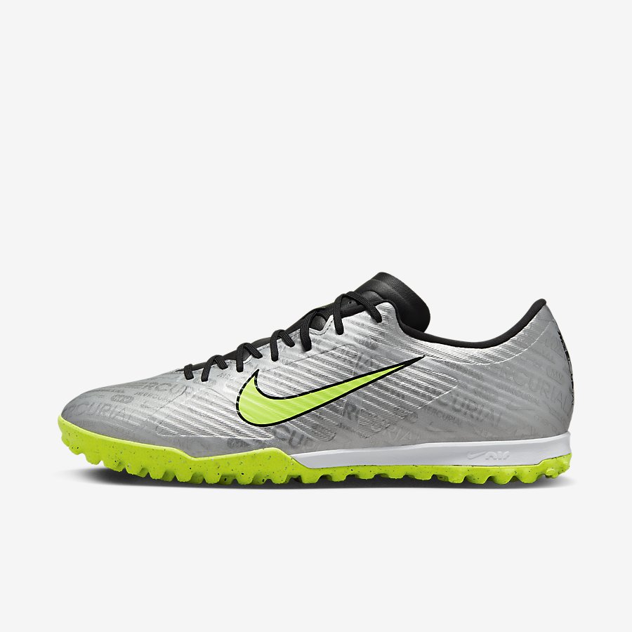 Giày Nike Zoom Mercurial Vapor 15 Academy Xxv Tf Nam Xám Xanh 