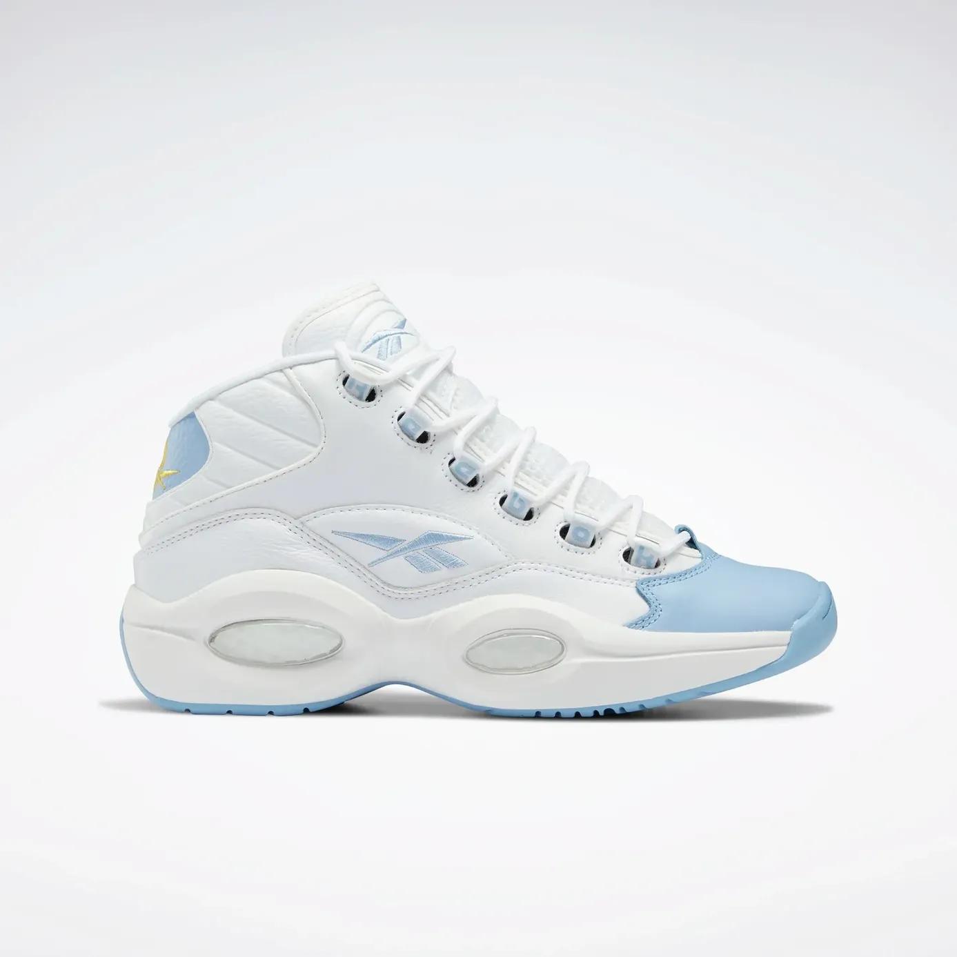 Giày Reebok Question Mid Nam Trắng Xanh