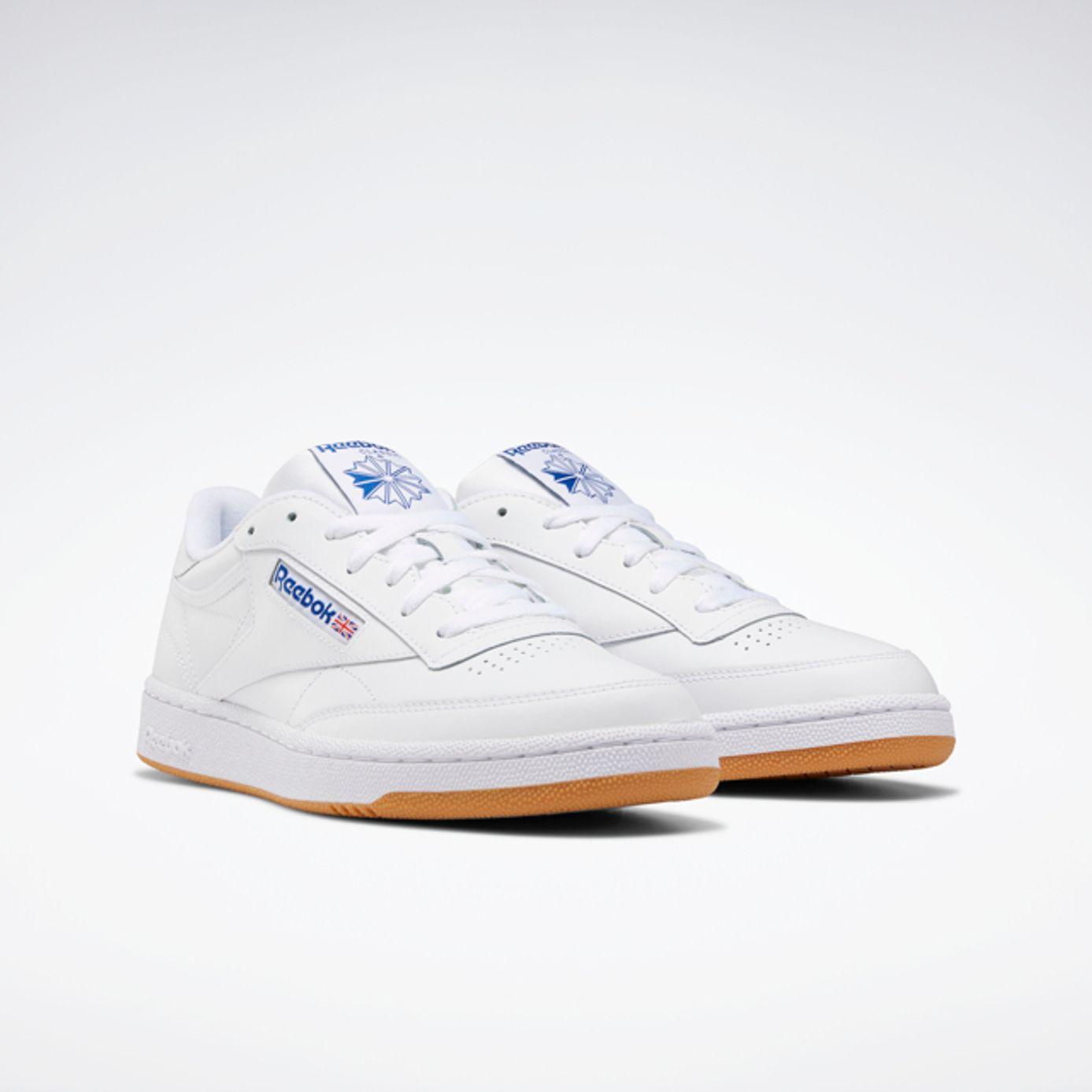 Giày Reebok Club C 85 Trắng Cam