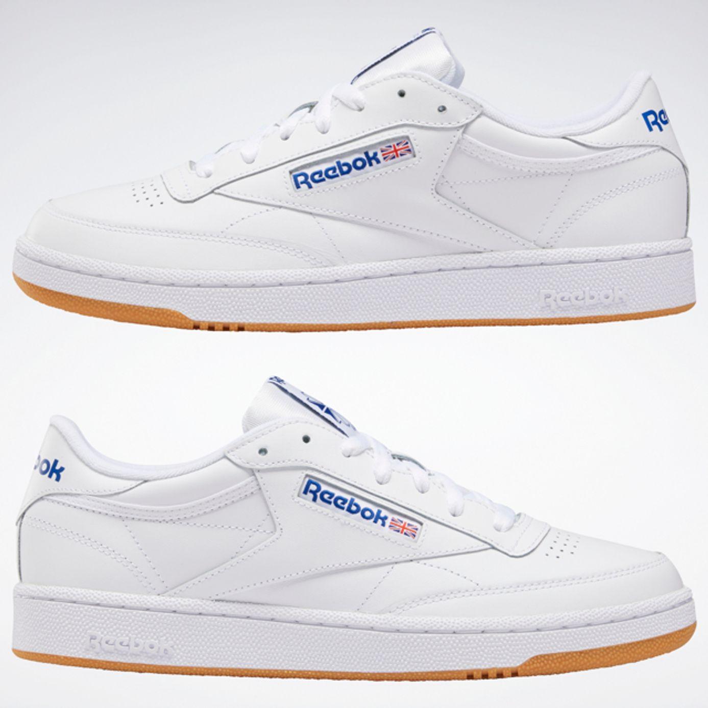 Giày Reebok Club C 85 Trắng Cam