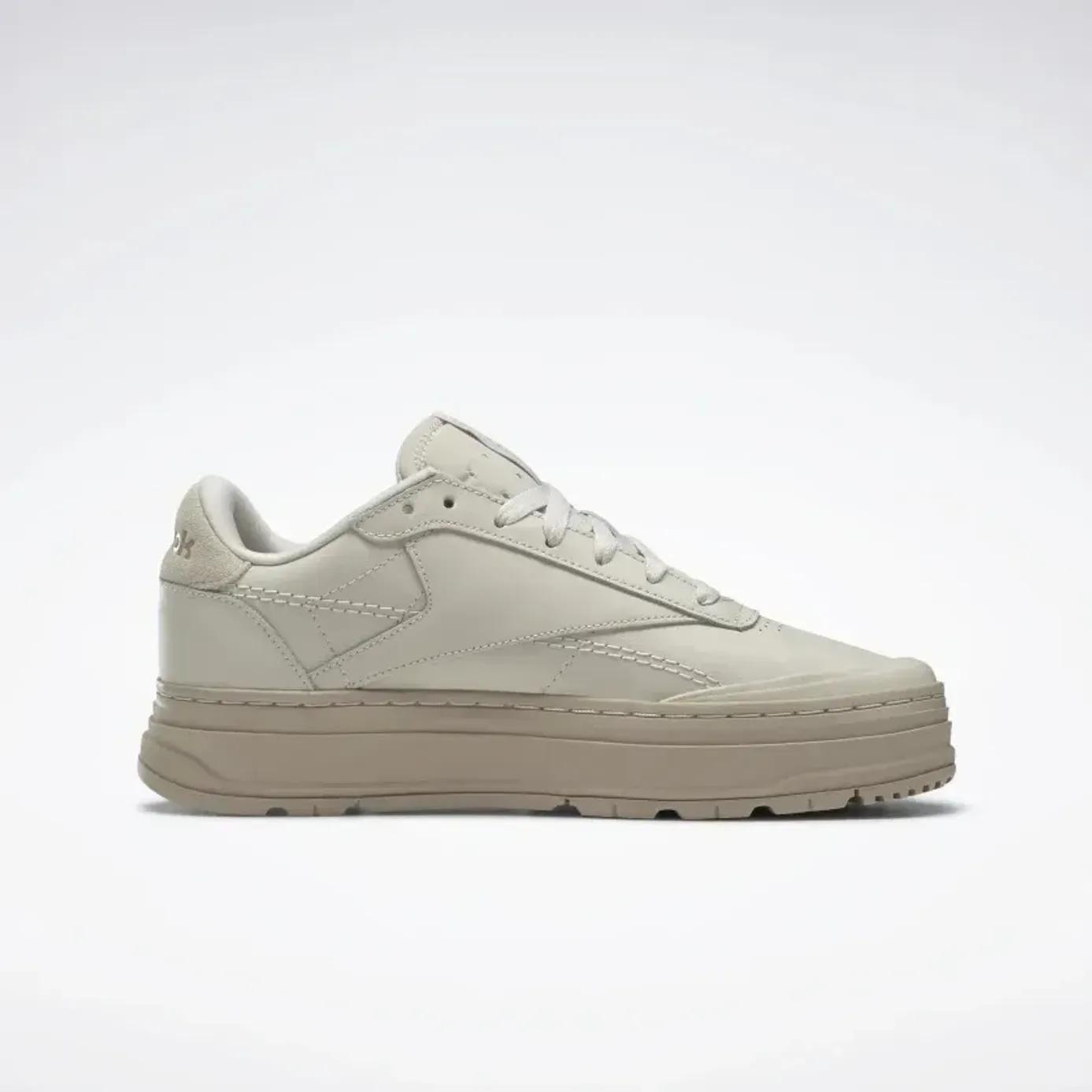 Giày Reebok Club C Double Geo Xám Trắng