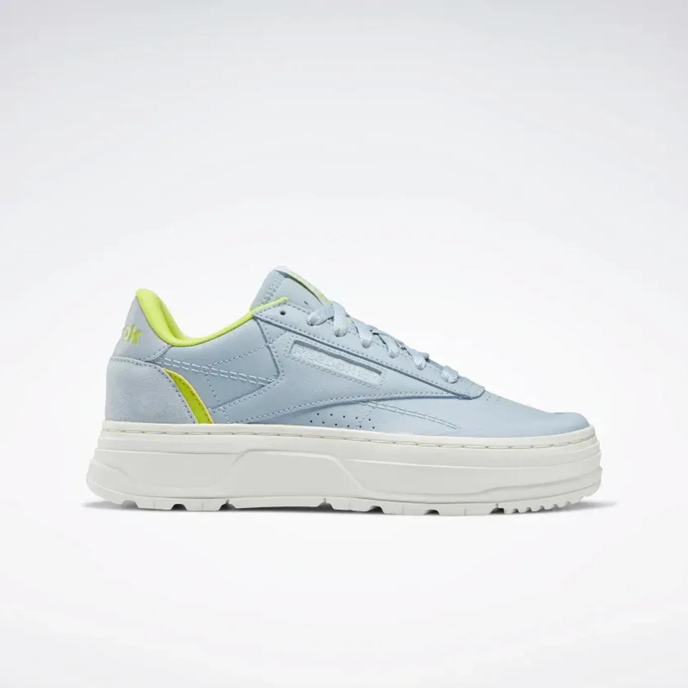 Giày Reebok Club C Double Geo Xám Xanh