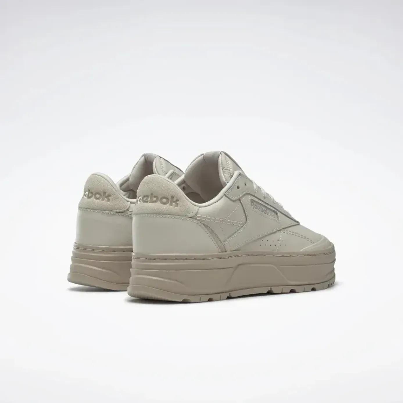 Giày Reebok Club C Double Geo Xám Trắng