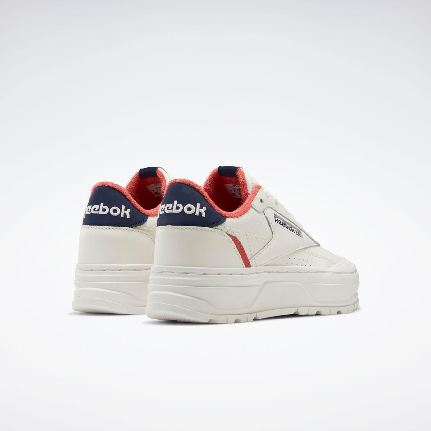 Giày Reebok Club C Double Geo Trắng Đỏ