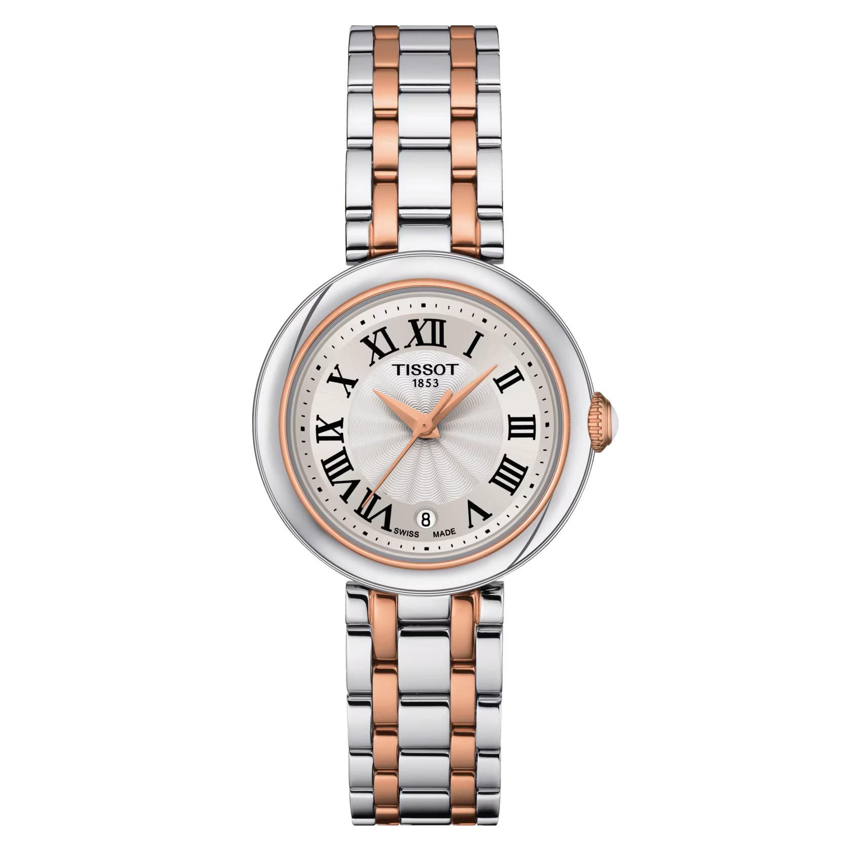 Đồng Hồ Tissot Bellissima Small Lady 26mm Nữ Vàng Bạc