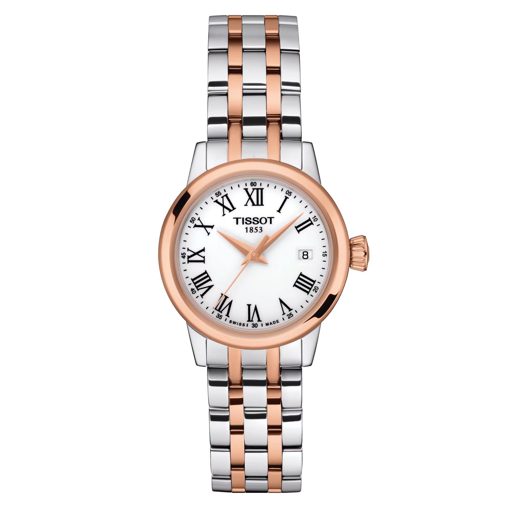 Đồng Hồ Tissot Classic Dream Lady Nữ Bạc Vàng