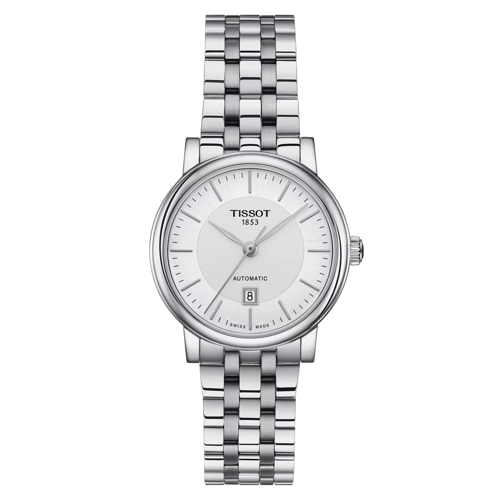 Đồng Hồ Tissot Carson Premium Automatic Lady Nữ Bạc