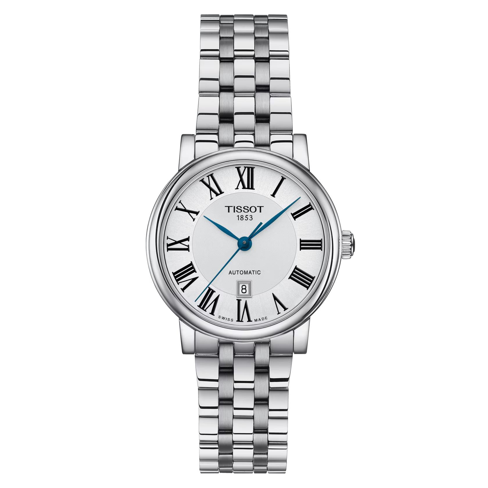 Đồng Hồ Tissot Carson Premium Automatic Lady Nữ Xám Bạc