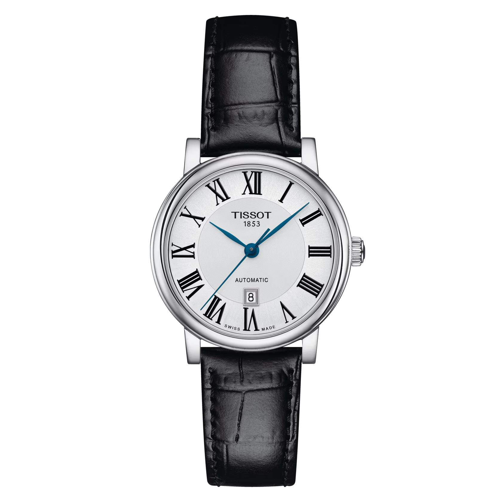 Đồng Hồ Tissot Carson Premium Automatic Lady Nữ Bạc Xám