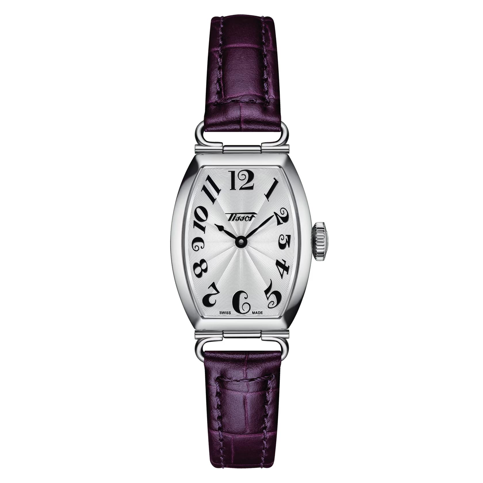 Đồng Hồ Tissot Heritage Porto Small Lady Nữ Bạc Tím