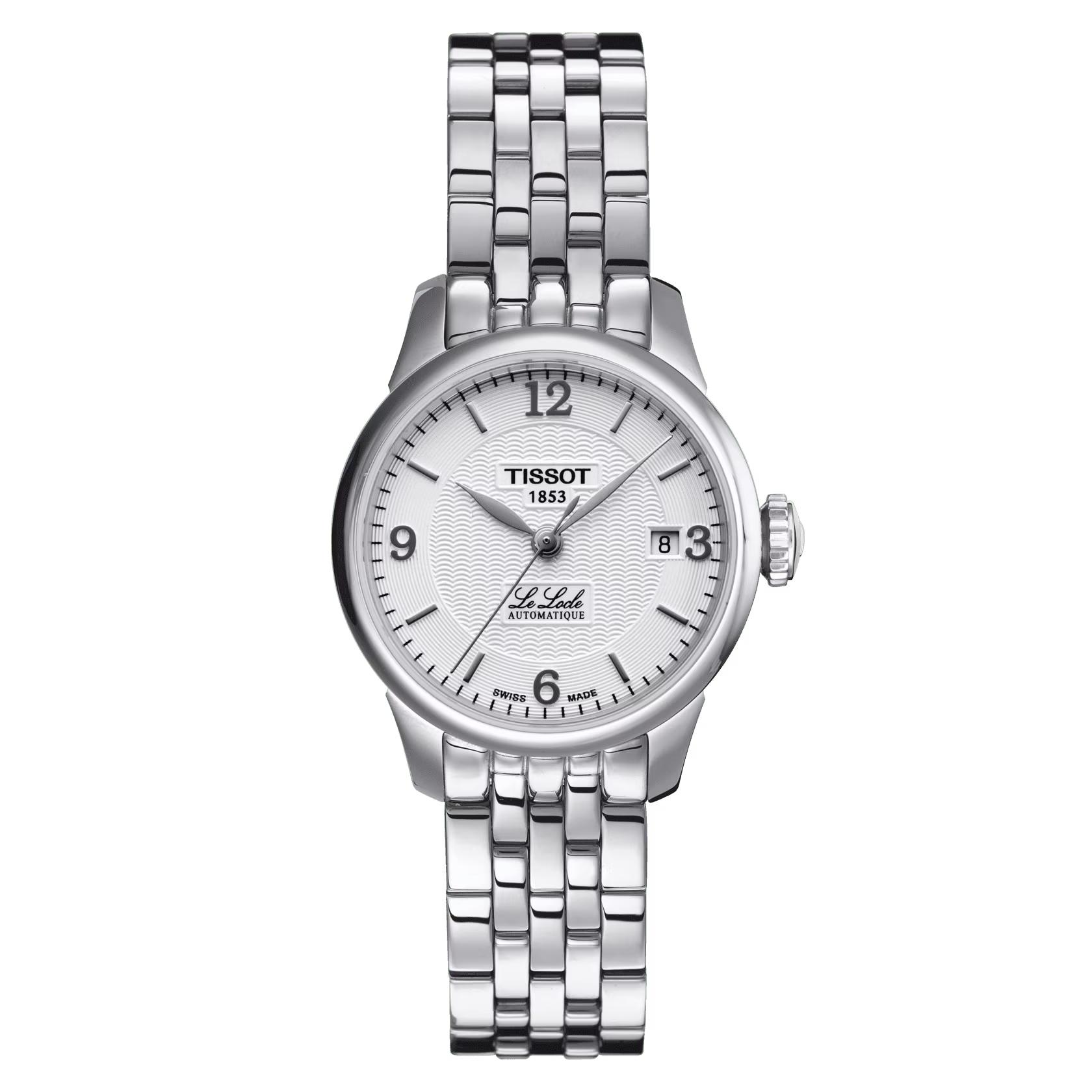 Đồng Hồ Tissot Le Locle Automatic Small Lady Nữ Bạc Trắng