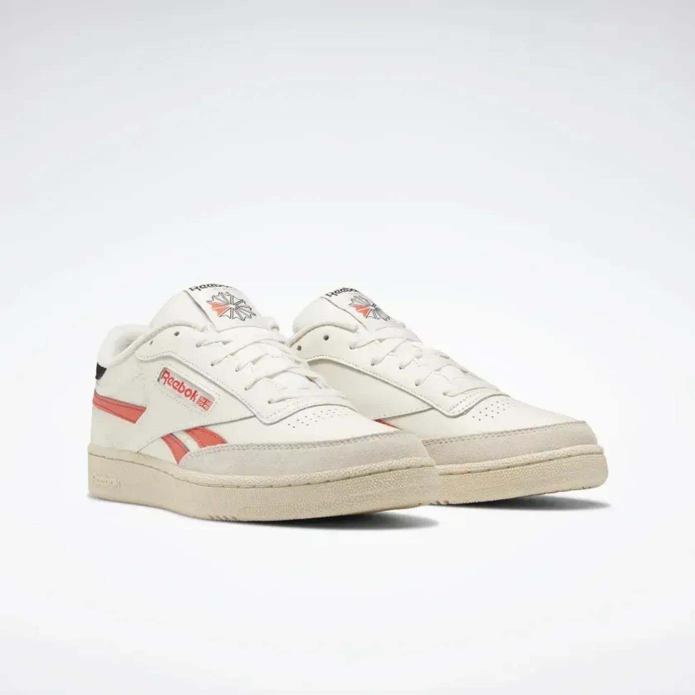 Giày Reebok Club C Revenge Nam Trắng Cam