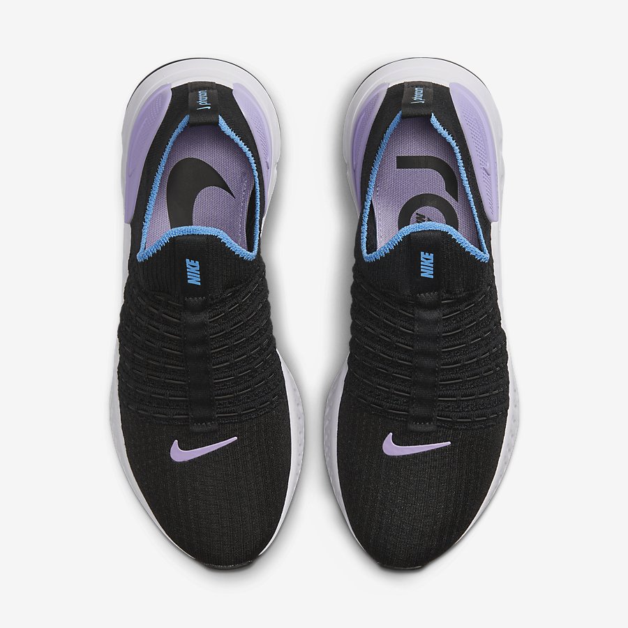 Giày Nike React Phantom Run Flyknit 2 Nữ Đen Tím