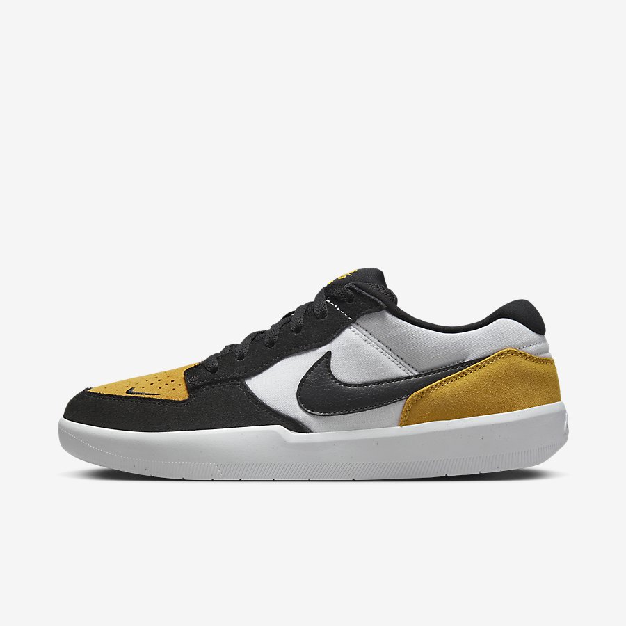 Nike Sb Force 58 Nữ Đen Trắng Phối Cam 