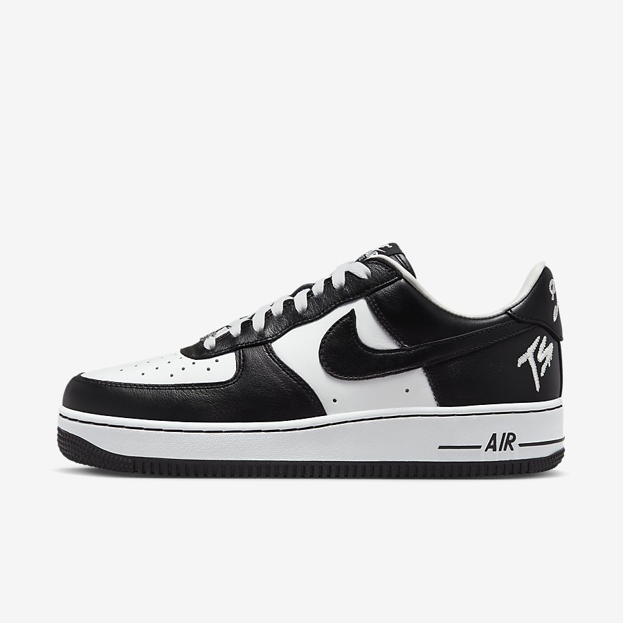 Nike Air Force 1 x Terror Squad Blackout Nữ Đen Trắng 