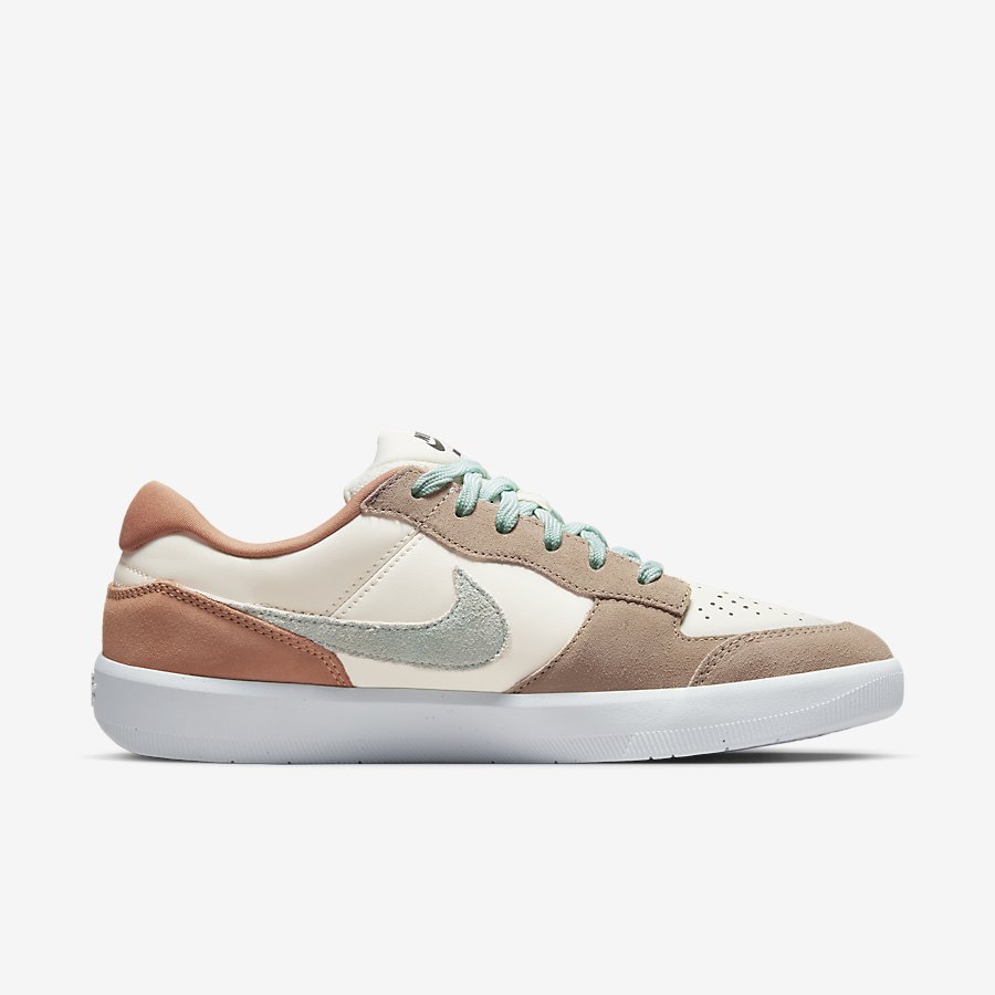 Nike Sb Force 58 Nữ Hồng PhốI Logo Xám 