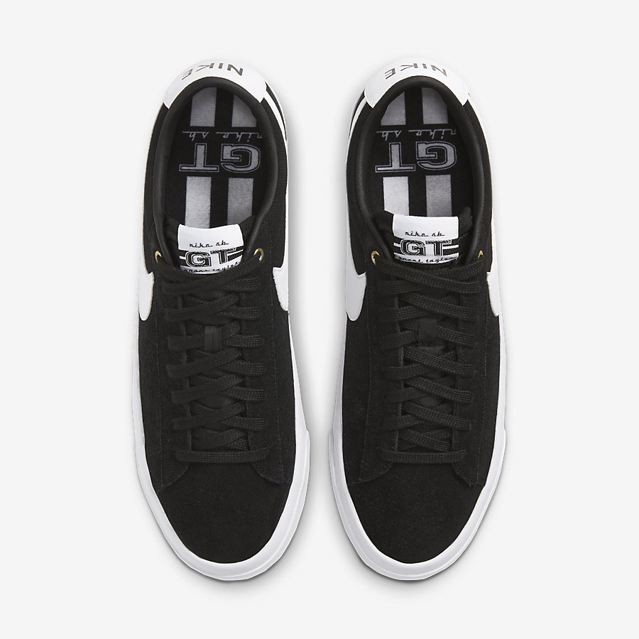 Giày Nike SB Zoom Blazer Low Pro GT Nữ Đen Trắng 