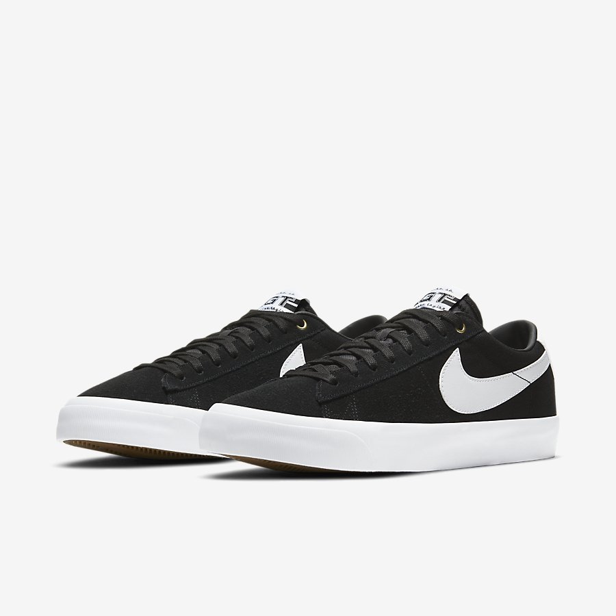 Giày Nike SB Zoom Blazer Low Pro GT Nữ Đen Trắng 