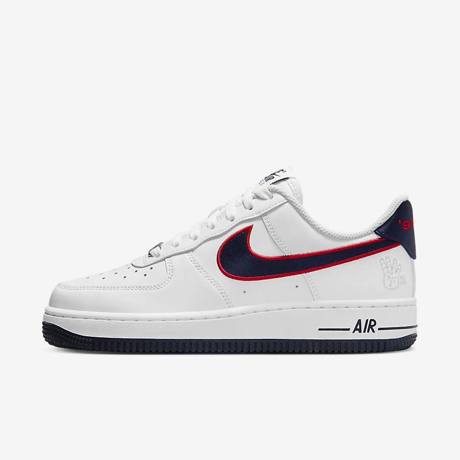 Giày Nike Air Force 1 07 Low Trắng Đỏ