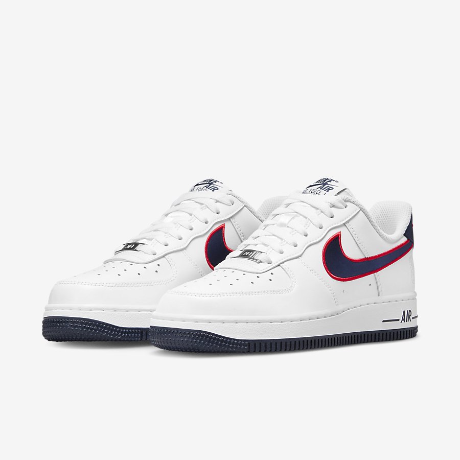 Giày Nike Air Force 1 07 Low Trắng Đỏ