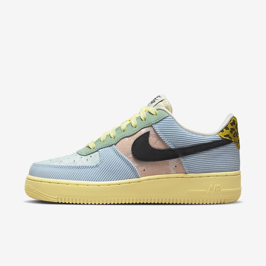 Giày Nike Air Force 1 07 Low Xanh Vàng