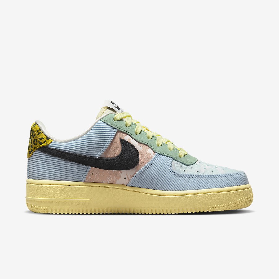 Giày Nike Air Force 1 07 Low Xanh Vàng