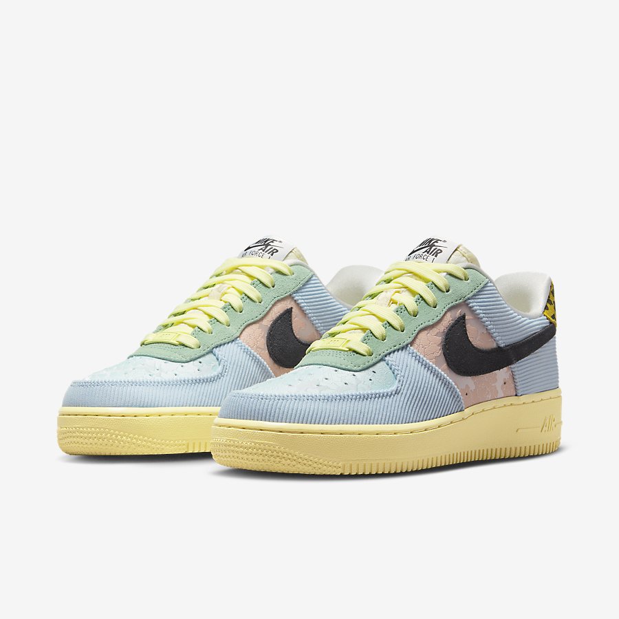 Giày Nike Air Force 1 07 Low Xanh Vàng