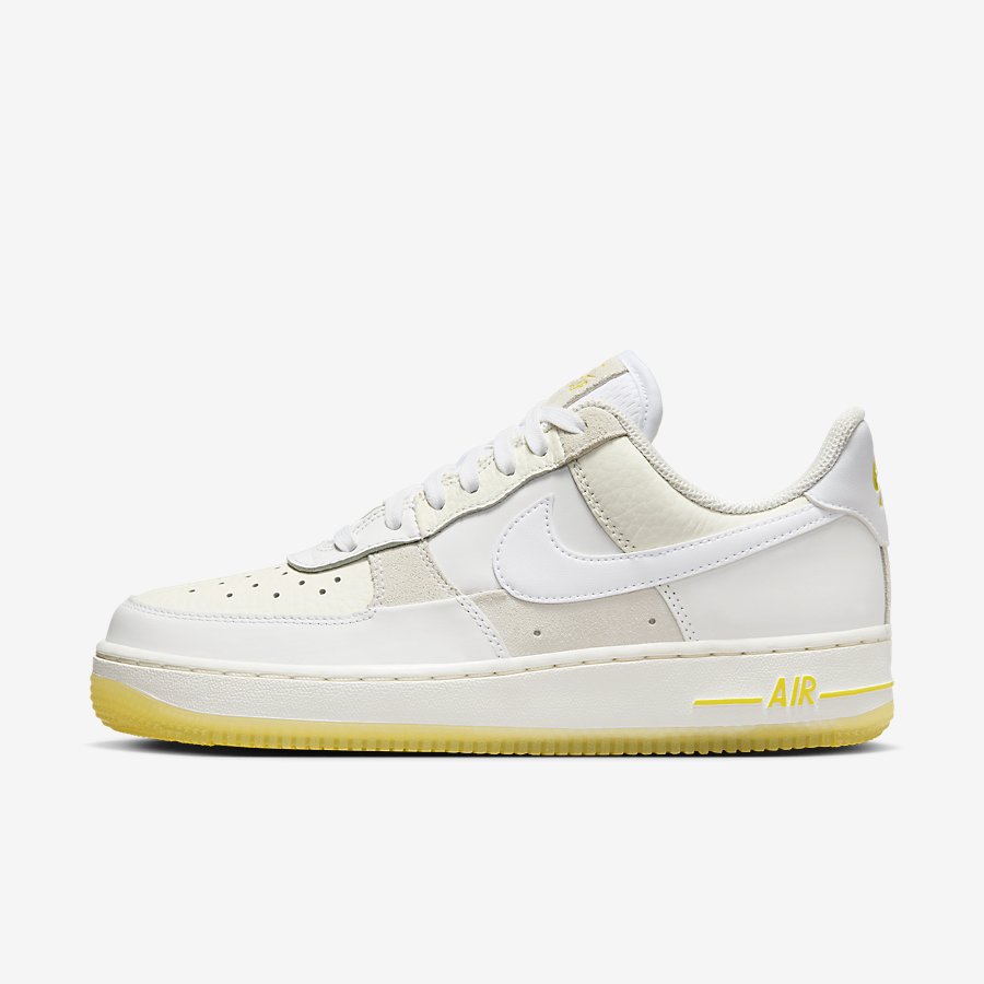 Giày Nike Air Force 1 07 Low Trắng Vàng