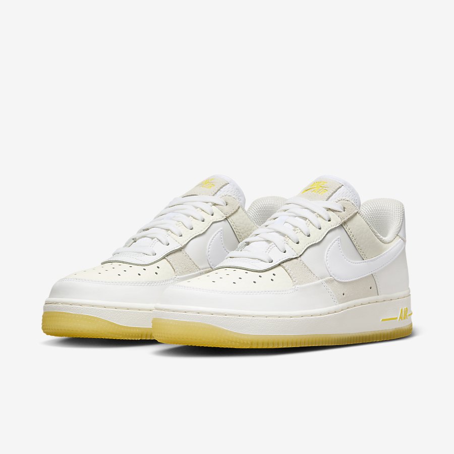 Giày Nike Air Force 1 07 Low Trắng Vàng