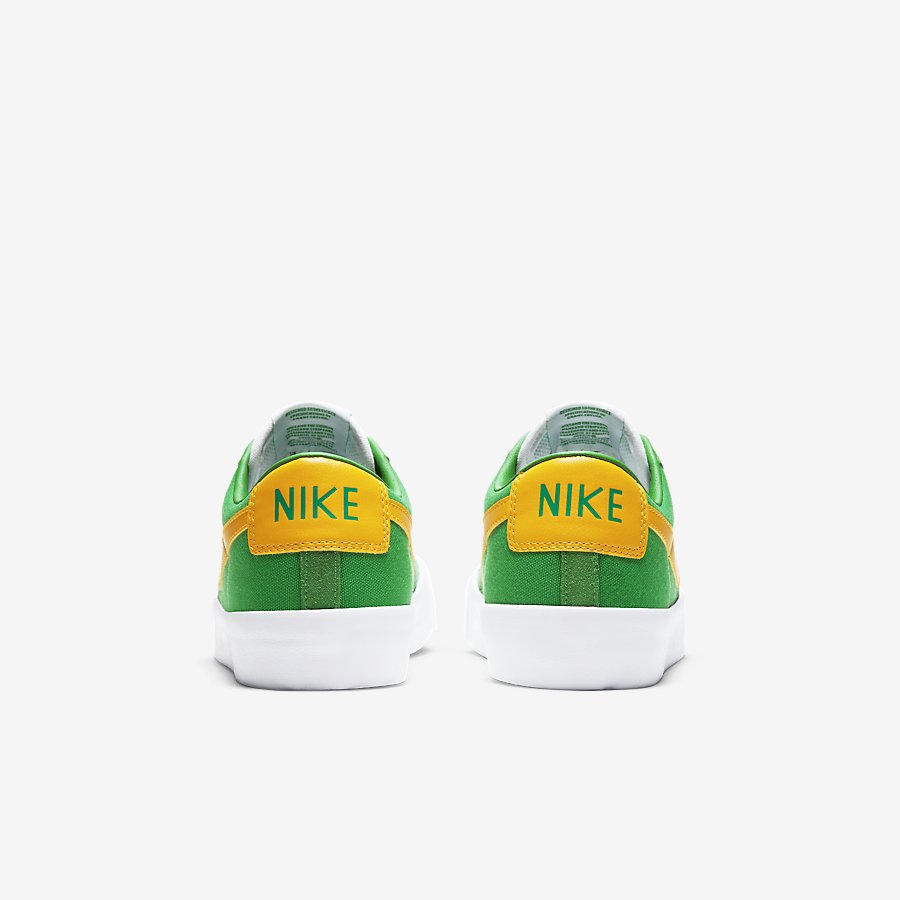 Giày Nike SB Zoom Blazer Low Pro GT Nữ Xanh Vàng 